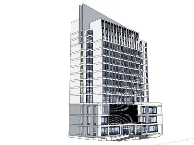vacation spot-Resort-Fashion Leisure Hotel-0158 3D model