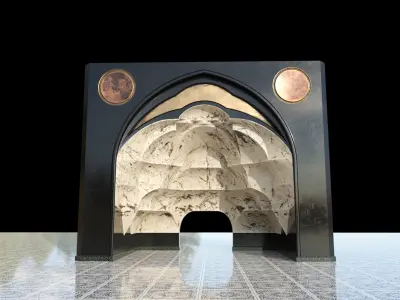 muqarnas flat 3D model