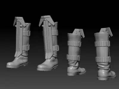 Transport Trooper One6 Scale Custom Armor STL Files 3D print model