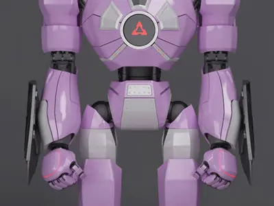 Alien robot 3D model