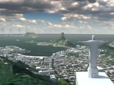 Rio de Janeiro Brazil 3D model