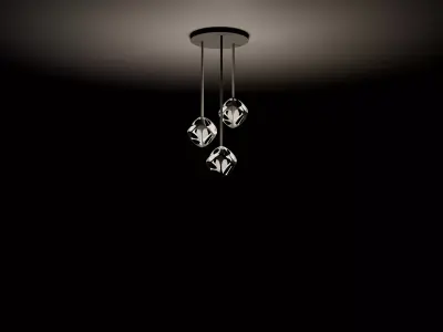 Elegant Chandelier 3D model