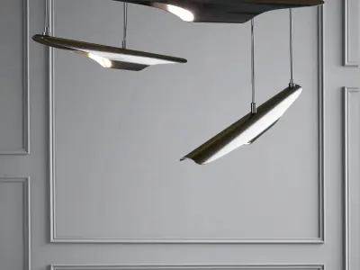 Coltrane pendant light Low-poly 3D model