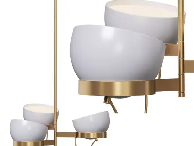 lightwell chandelier by luxdeco 3D model