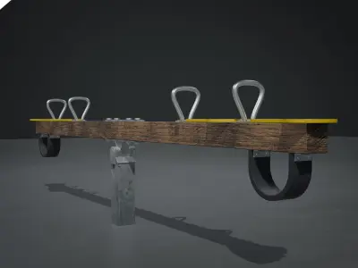 Seesaw 3d 3D model