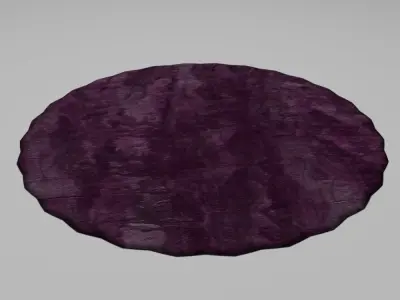 purple rugs 3D model