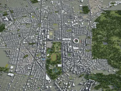 Quito  Low-poly 3D model