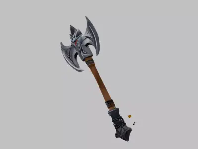 fancy axe2 Free low-poly 3D model