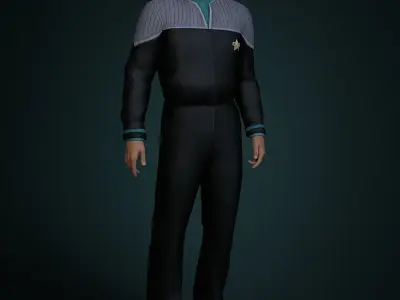 DS 9 Julian Bashir For G8M 3D model