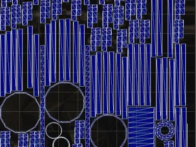 Trash Can Outdoor Low Poly 3D model Low-poly 3D model