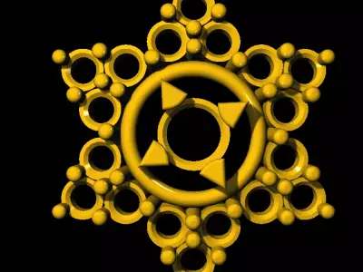  Tops earrings  3D print model