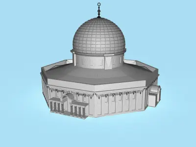 Al-Aqsa Mosque - Mescid-i Aksa 3D print model
