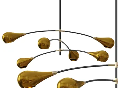 FRANKLIN CEILING LAMP by Mezzocollection 3D model