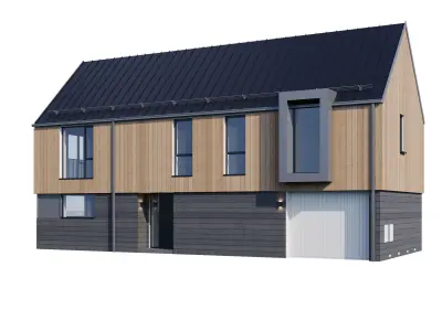 Modern house v36 3D model