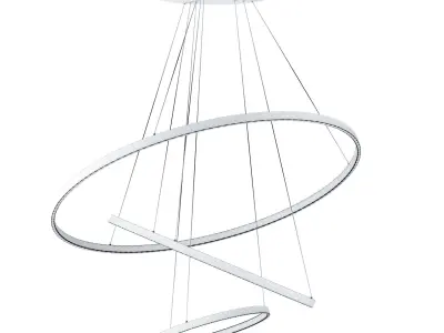 Modern LED Chandelier Ceiling Lamp 3D model get