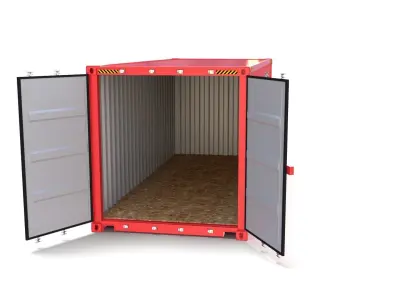 20ft Shipping Container K Line 3D model