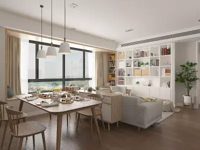 Modern apartment 02 3D model