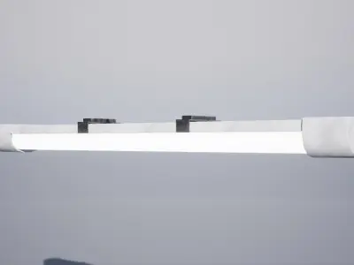 School Lights Low-poly 3D model