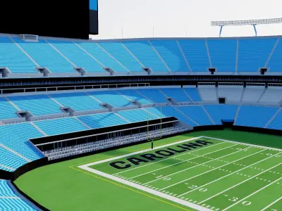 Bank of America Stadium - Charlotte Panthers USA 3D model