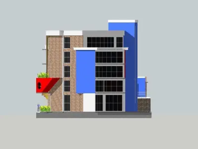  Administrative building 3D model