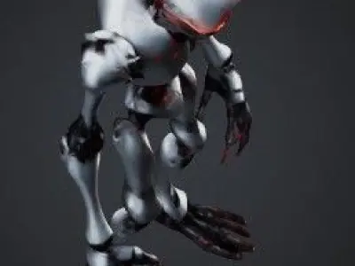Scary robot 3D model