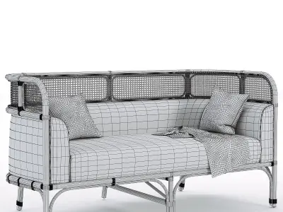 Camlik sofa 3D model