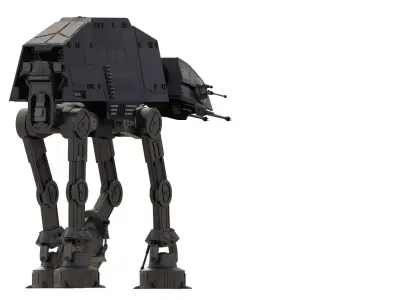 AT-AT with interior 3D model