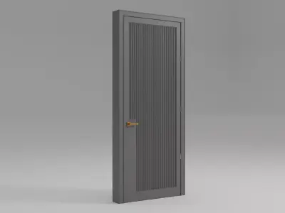 Modern Door 3D model 2