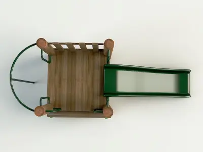 Wood playground 3D model