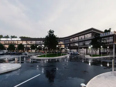 Hospital Building - General Hospital 3D model