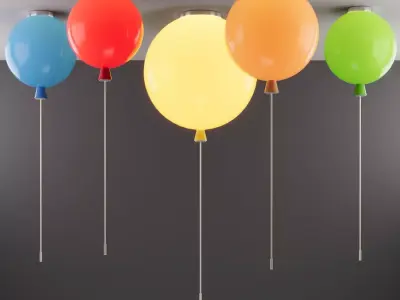 Chandelier for a childrens room Free 3D model