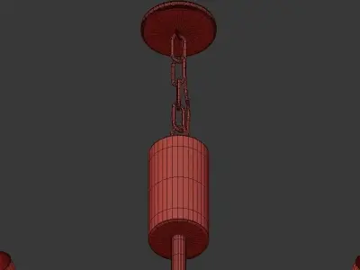 Stilnovo Modernist Chandelier 3D model