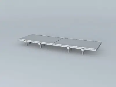 A30 bridge over the Segura Free 3D model