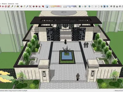 Sketchup Entrance B4 3D model