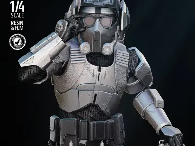 STAR WARS Tech Bust Tested for 3D Printing 3D 3D print model