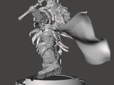 FIRST SON MINIATURE MODEL FIGURE FOR SCIFI GAMES RPG WARGAMES 3D 3D print model
