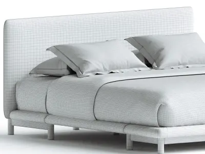 FRAME BED De La Espada Design Neri Hu 3D model