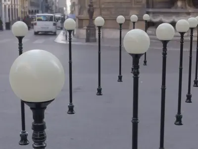 street light Low-poly 3D model purchase