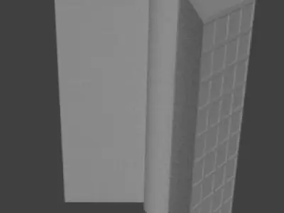 Low-poly buildings building Low-poly 3D model