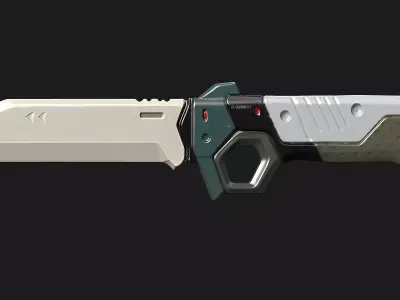 Knife Sci Fi  B329831 3D model