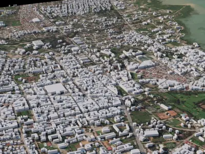 Bujumbura - Burundi 3D model