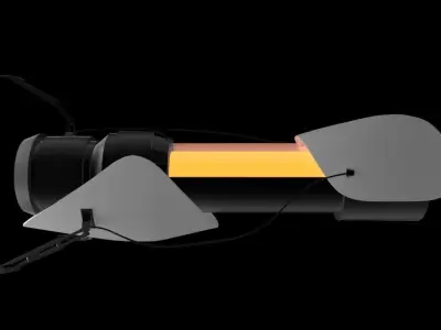 portal gun Low-poly 3D model