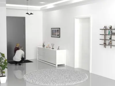 domus introitus Low-poly 3D model