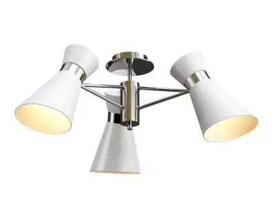 laconica ceiling light with three lights 3D model