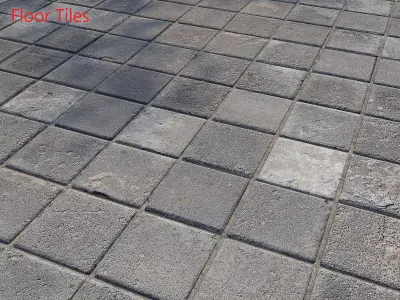  Floor Tiles Low-poly 3D model