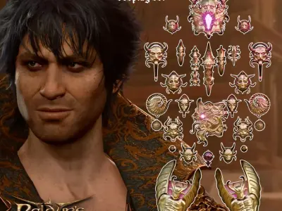 Gortash Cloth of Authority Cosplay Set Baldurs Gate 3 3D print model