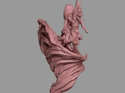 Asmoth statue 3D print model