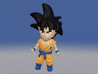 DragonBallZ   Baby Goku Kid 3D model