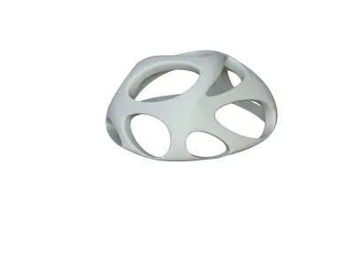 SciFi Cube Object No 51995 Low Poly Shape Low-poly 3D model