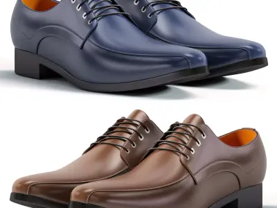 Men shoes 3D model purchase